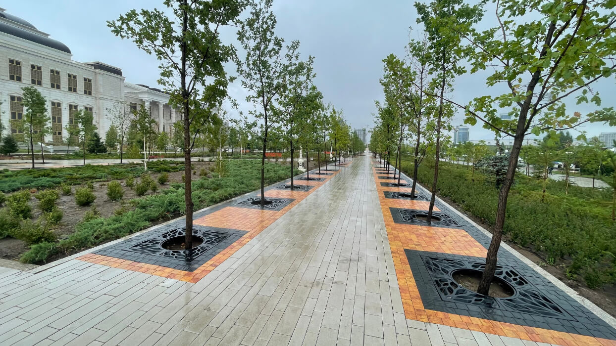 Приствольная решетка для дерева ZKING CRUST 1.2х1.2м Черная в Уссурийске фото