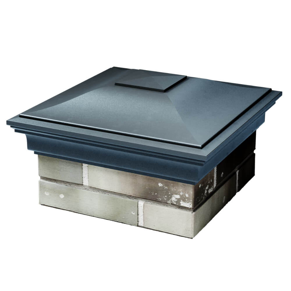 Колпак Zking Монблан Серый на столб 1.5х1.5 кирпича (385х385мм) в Уссурийске фото