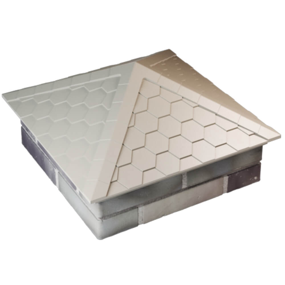 Колпак Zking Эверест Бежевый на столб 2х2 кирпича (535х535мм) Уссурийск фото