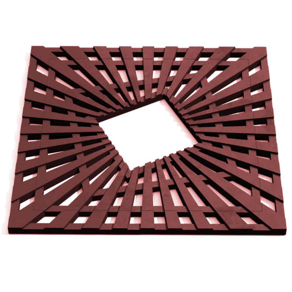 Приствольная решетка для дерева ZKING ATMOSPHERE 1.2х1.2м Коричневая Уссурийск фото