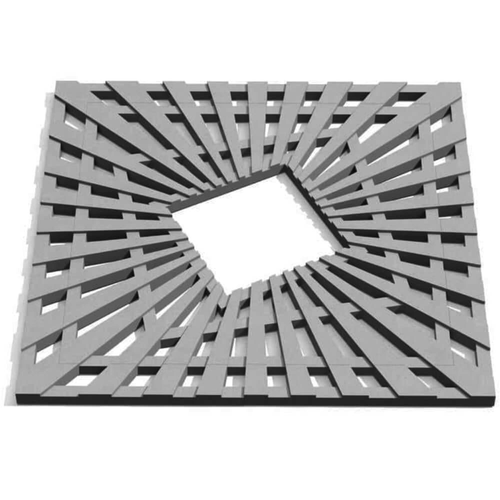 Приствольная решетка для дерева ZKING ATMOSPHERE 1.2х1.2м Серая Уссурийск фото