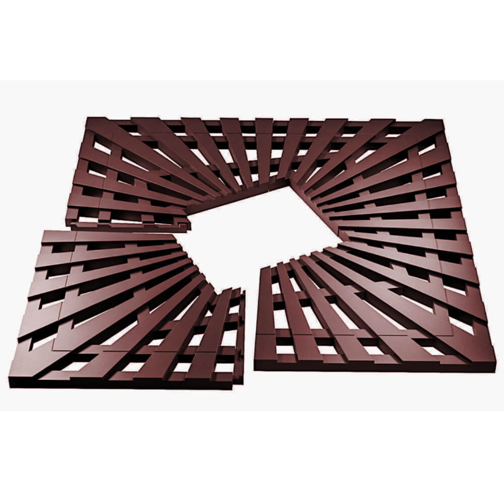 Приствольная решетка для дерева ZKING ATMOSPHERE 1.2х1.2м Коричневая в Уссурийске фото