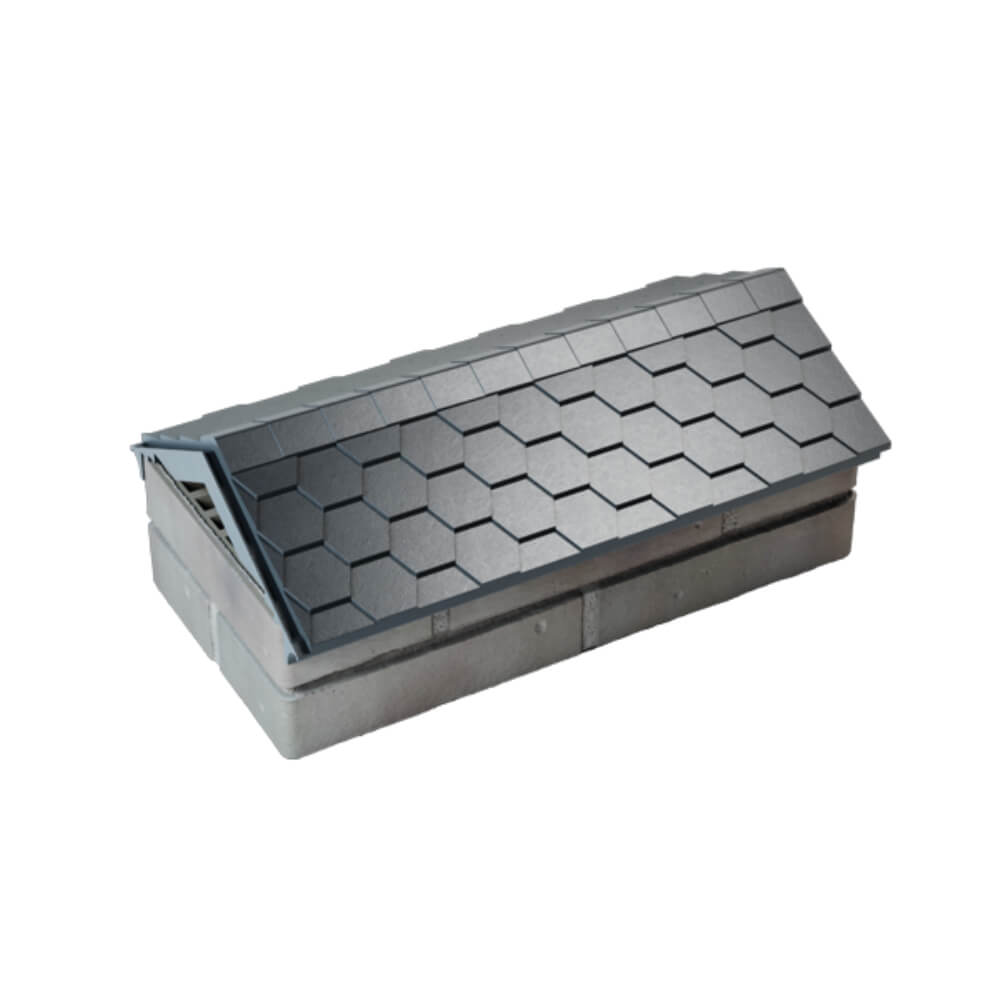 Парапет Zking Эверест Серый с посадкой на 1 кирпич (200/225/255мм) в Уссурийске фото