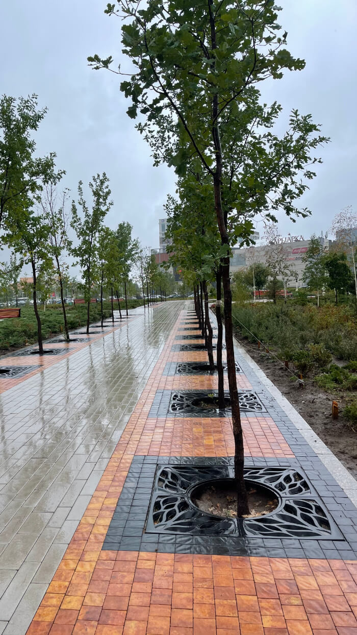 Приствольная решетка для дерева ZKING CRUST 1.2х1.2м Черная в Уссурийске фото