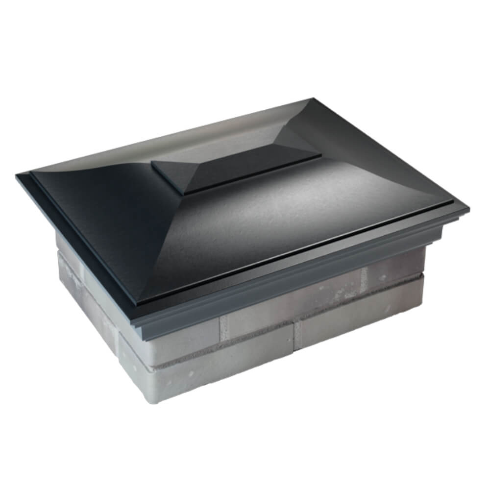 Колпак Zking Монблан Черный на столб 2х1.5 кирпича (515х385мм) Уссурийск фото