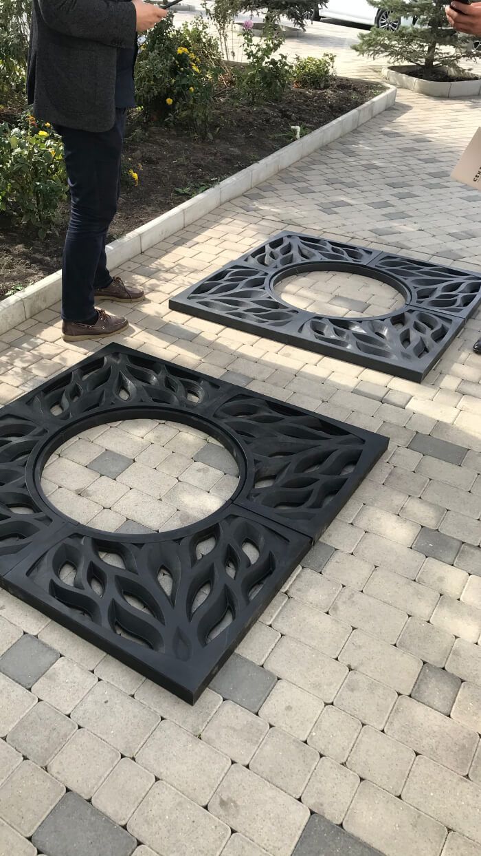 Приствольная решетка для дерева ZKING CRUST 1.2х1.2м Черная в Уссурийске фото