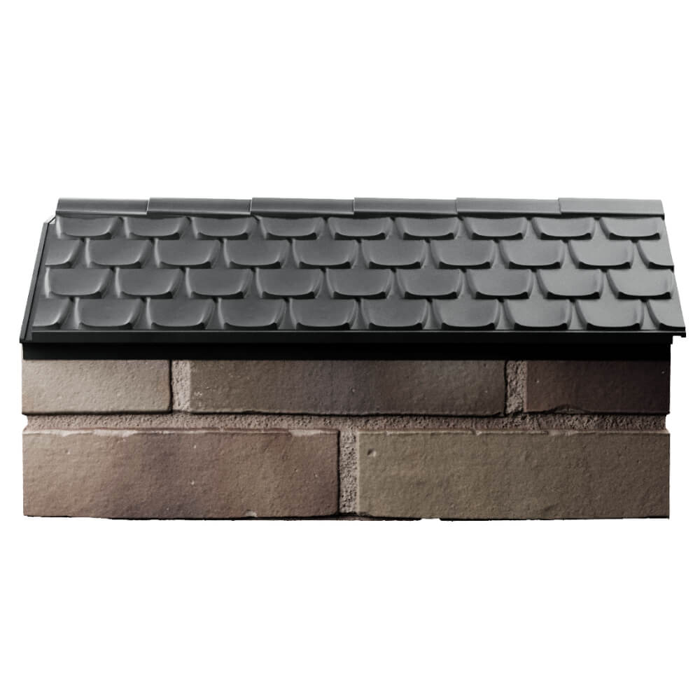 Парапет Zking Эльбрус Серый с посадкой на 1 кирпич (255мм) в Уссурийске фото