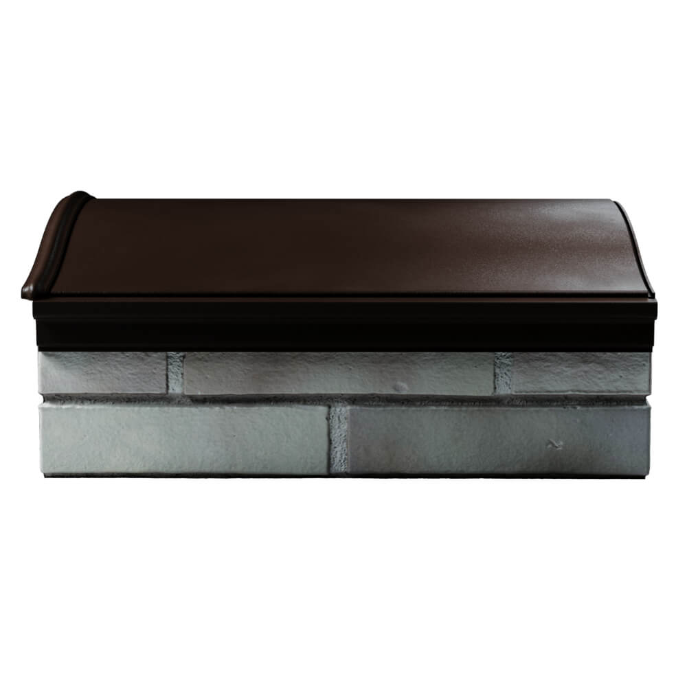 Парапет Zking Монблан Коричневый посадка на 1.5 кирпича (355/385мм) в Уссурийске фото