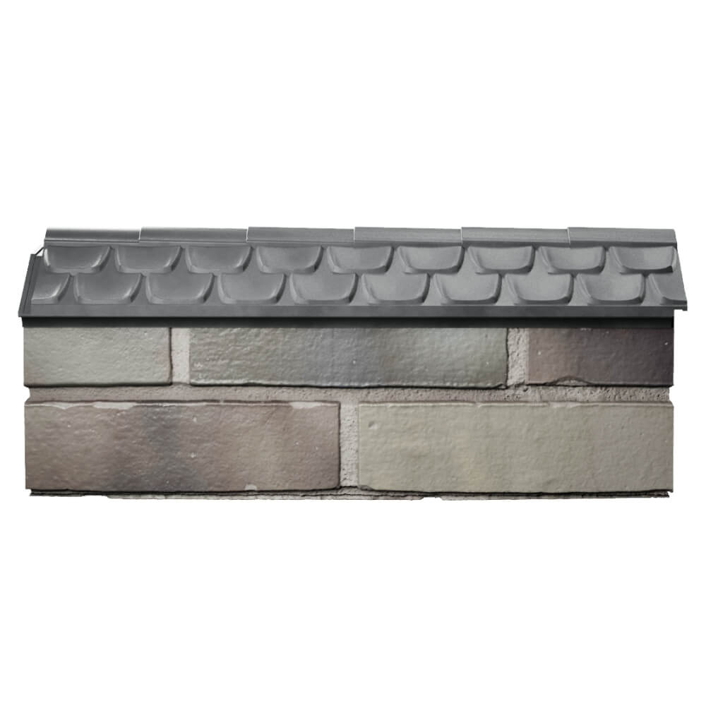 Парапет Zking Эльбрус Серый с посадкой на 0.5 кирпича (130мм) в Уссурийске фото