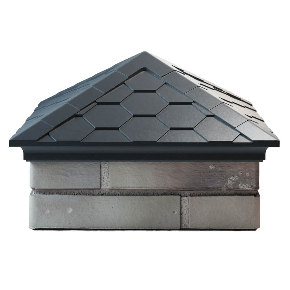 Колпак Zking Эверест Серый на столб 1.5х1.5 кирпича (390х390мм) Уссурийск фото