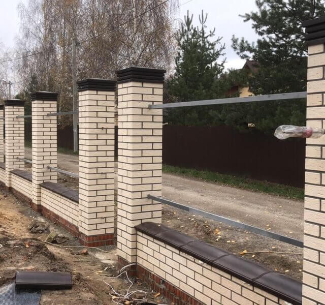 Колпак Zking Бона ХайТек Коричневый на столб 1.5х1.5 кирпича (385х385мм) в Уссурийске фото