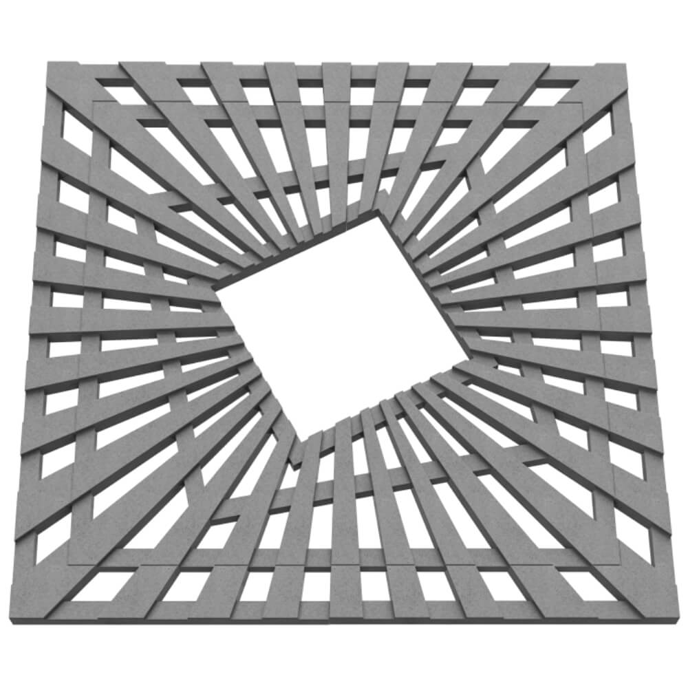 Приствольная решетка для дерева ZKING ATMOSPHERE 1.2х1.2м Серая в Уссурийске фото