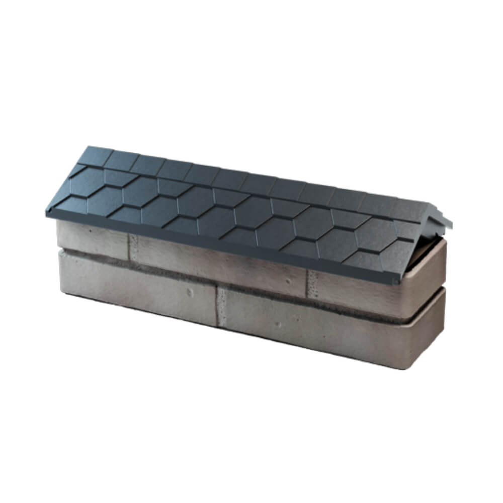 Парапет Zking Эверест Серый с посадкой на 0.5 кирпича (130мм) в Уссурийске фото