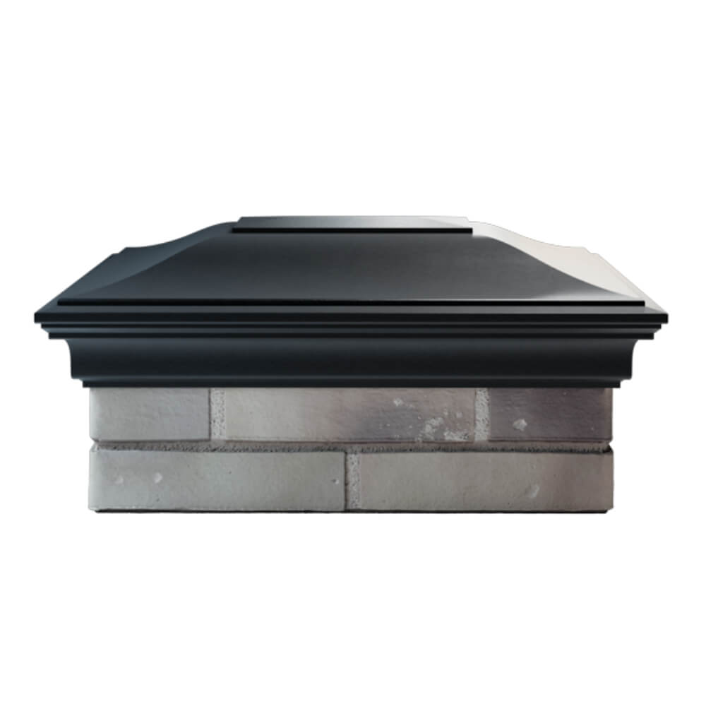 Колпак Zking Монблан Черный на столб 2х1.5 кирпича (515х385мм) в Уссурийске фото