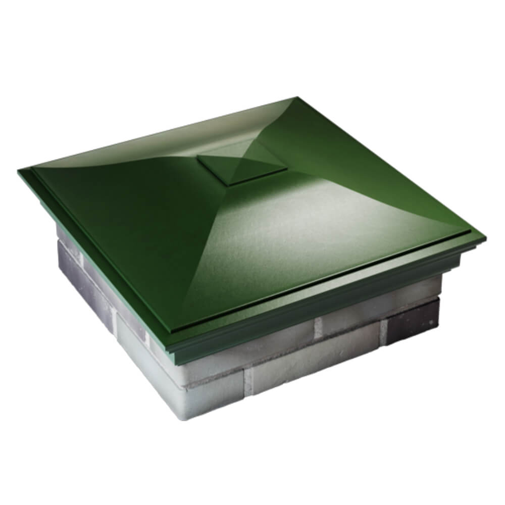 Колпак Zking Монблан Зеленый на столб 2х2 кирпича (515х515мм) Уссурийск фото