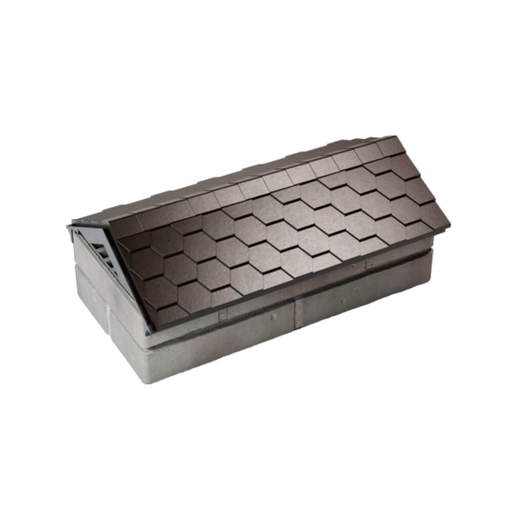 Парапет Zking Эверест Коричневый с посадкой на 1 кирпич (200/225/255мм) в Уссурийске фото