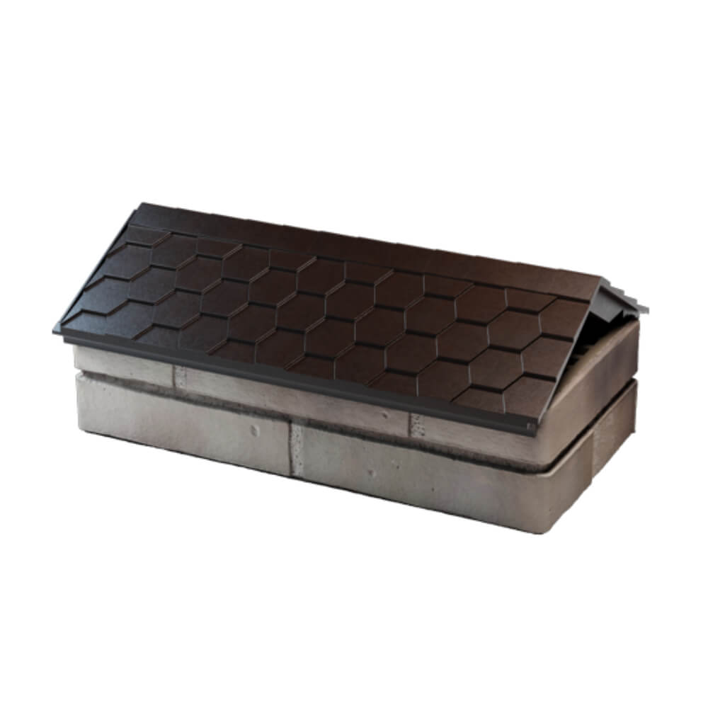 Парапет Zking Эверест Коричневый с посадкой на 1 кирпич (200/225/255мм) в Уссурийске фото