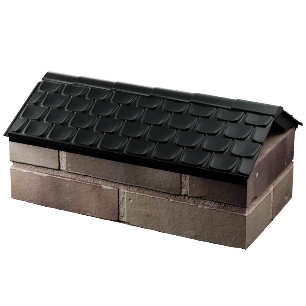 Парапет Zking Эльбрус Черный с посадкой на 1 кирпич (255мм) в Уссурийске фото