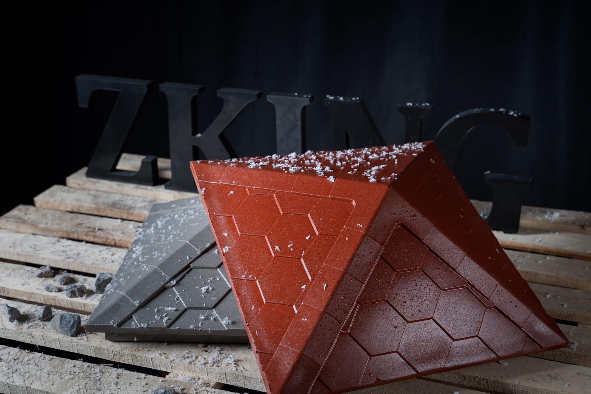 Колпак Zking Эверест Красный на столб 1.5х1.5 кирпича (390х390мм) в Уссурийске фото