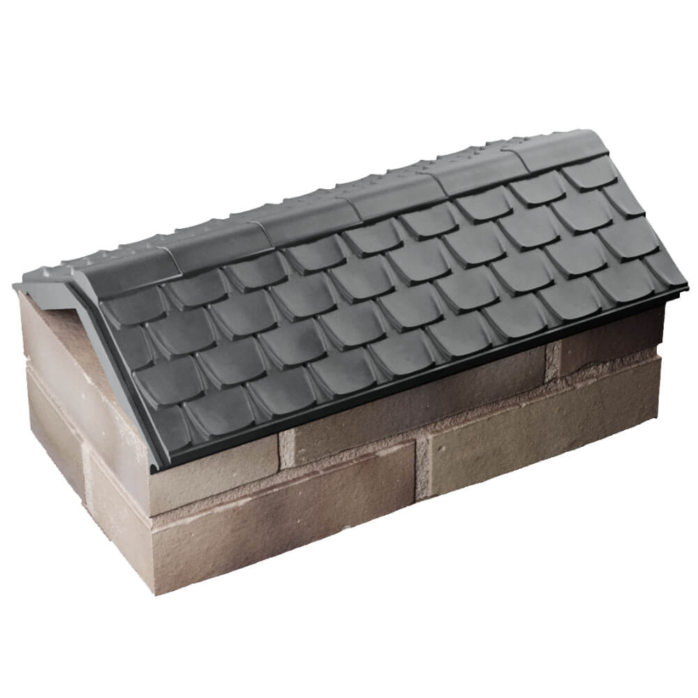 Парапет Zking Эльбрус Серый с посадкой на 1 кирпич (255мм) в Уссурийске фото