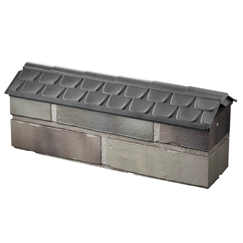 Парапет Zking Эльбрус Серый с посадкой на 0.5 кирпича (130мм) в Уссурийске фото