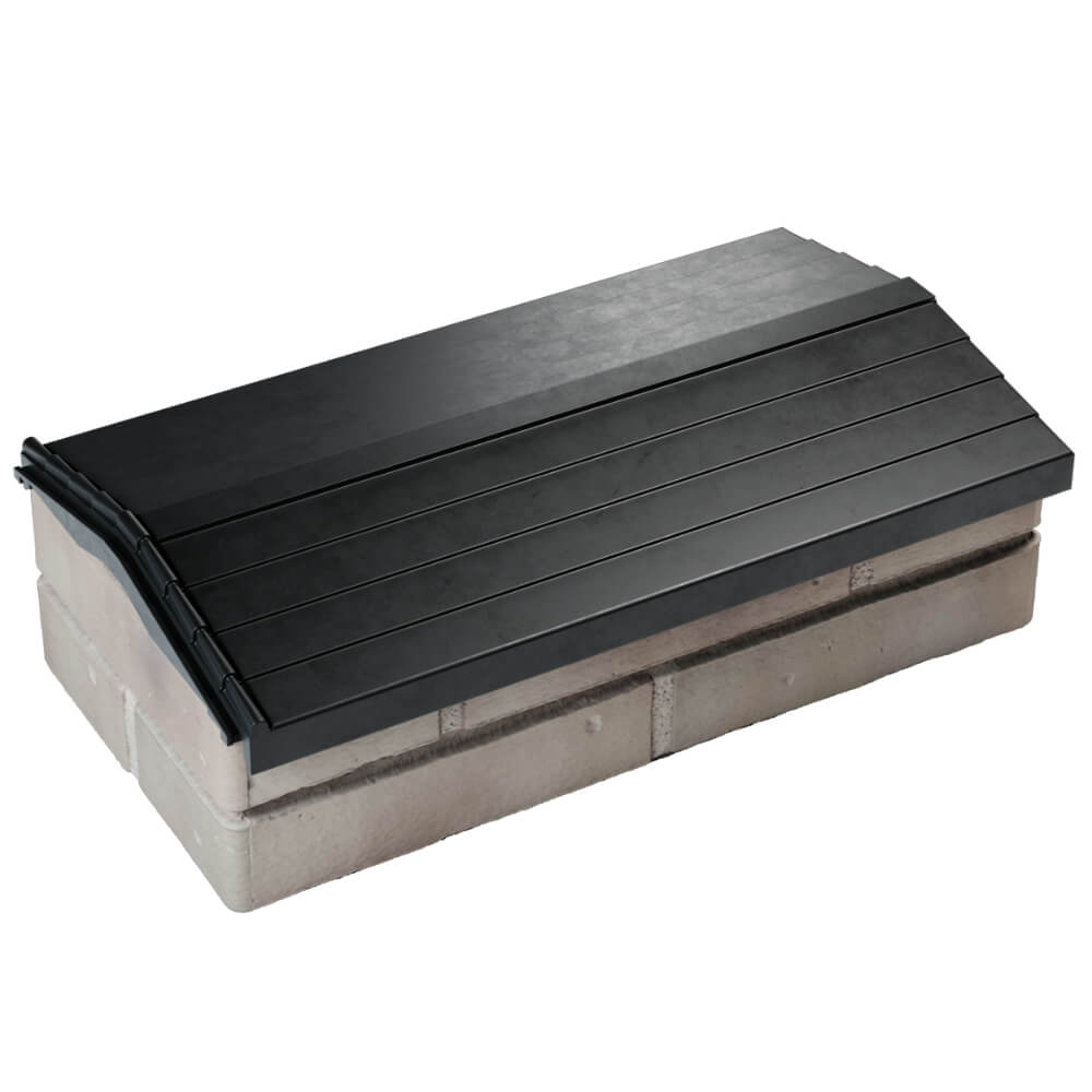 Парапет Zking Бона ХайТек Черный с посадкой на 1 кирпич (200/225/255мм) в Уссурийске фото