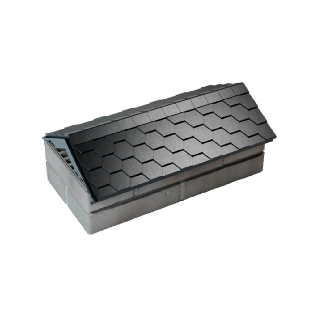 Парапет Zking Эверест Черный с посадкой на 1 кирпич (200/225/255мм) в Уссурийске фото