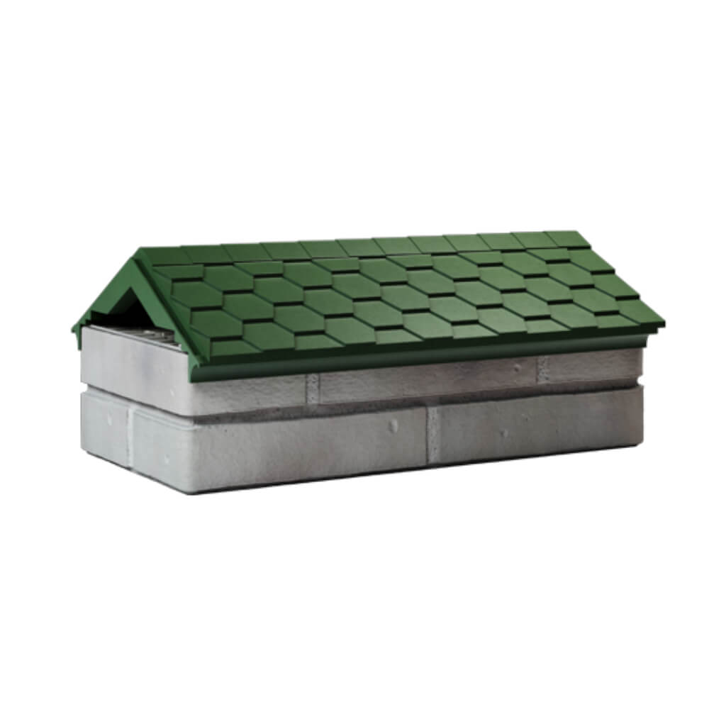 Парапет Zking Эверест Зеленый с посадкой на 1 кирпич (200/225/255мм) Уссурийск фото