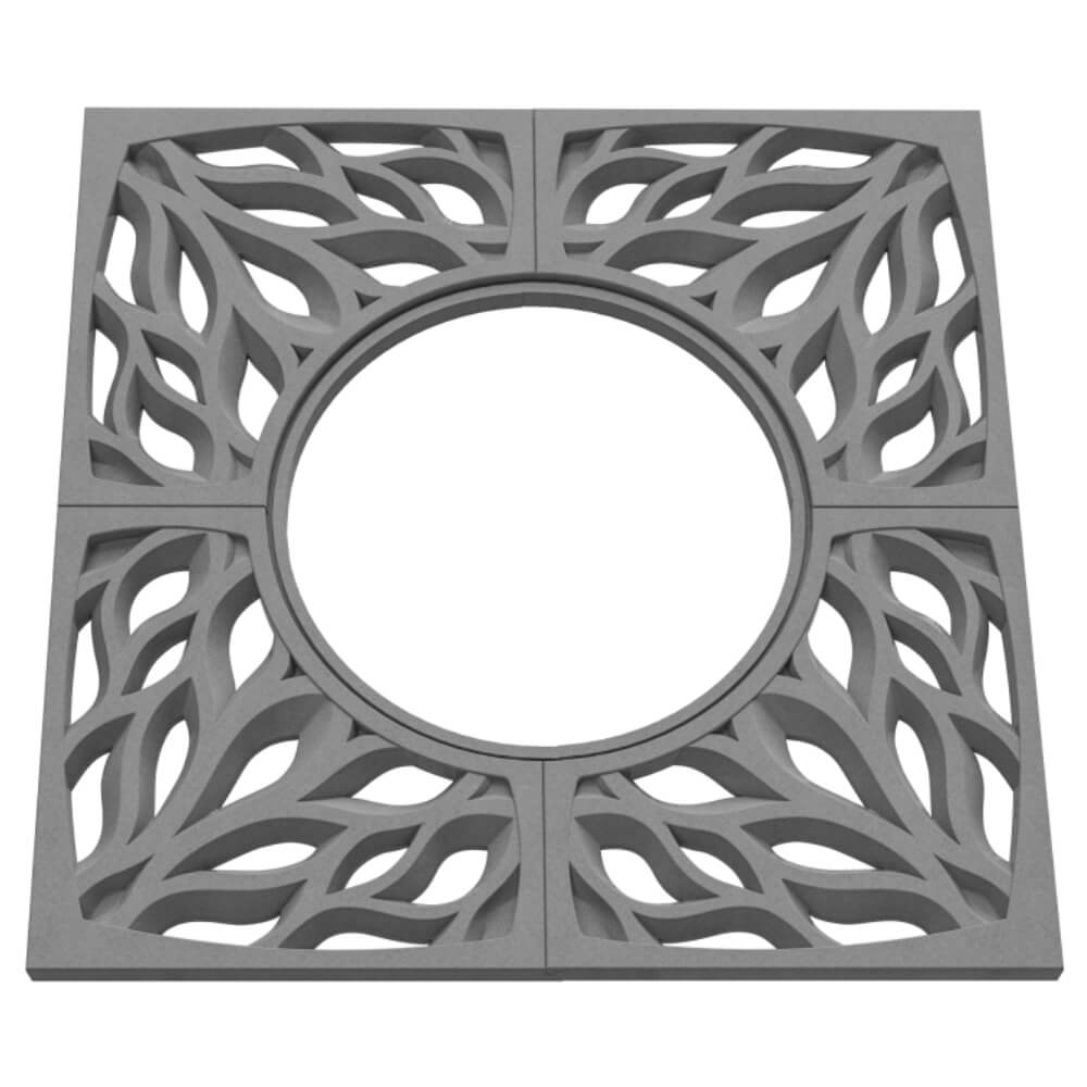 Приствольная решетка для дерева ZKING CRUST 1.2х1.2м Серая в Уссурийске фото