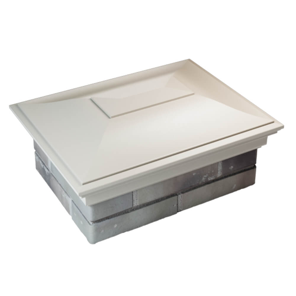 Колпак Zking Монблан Бежевый на столб 2х1.5 кирпича (515х385мм) Уссурийск фото