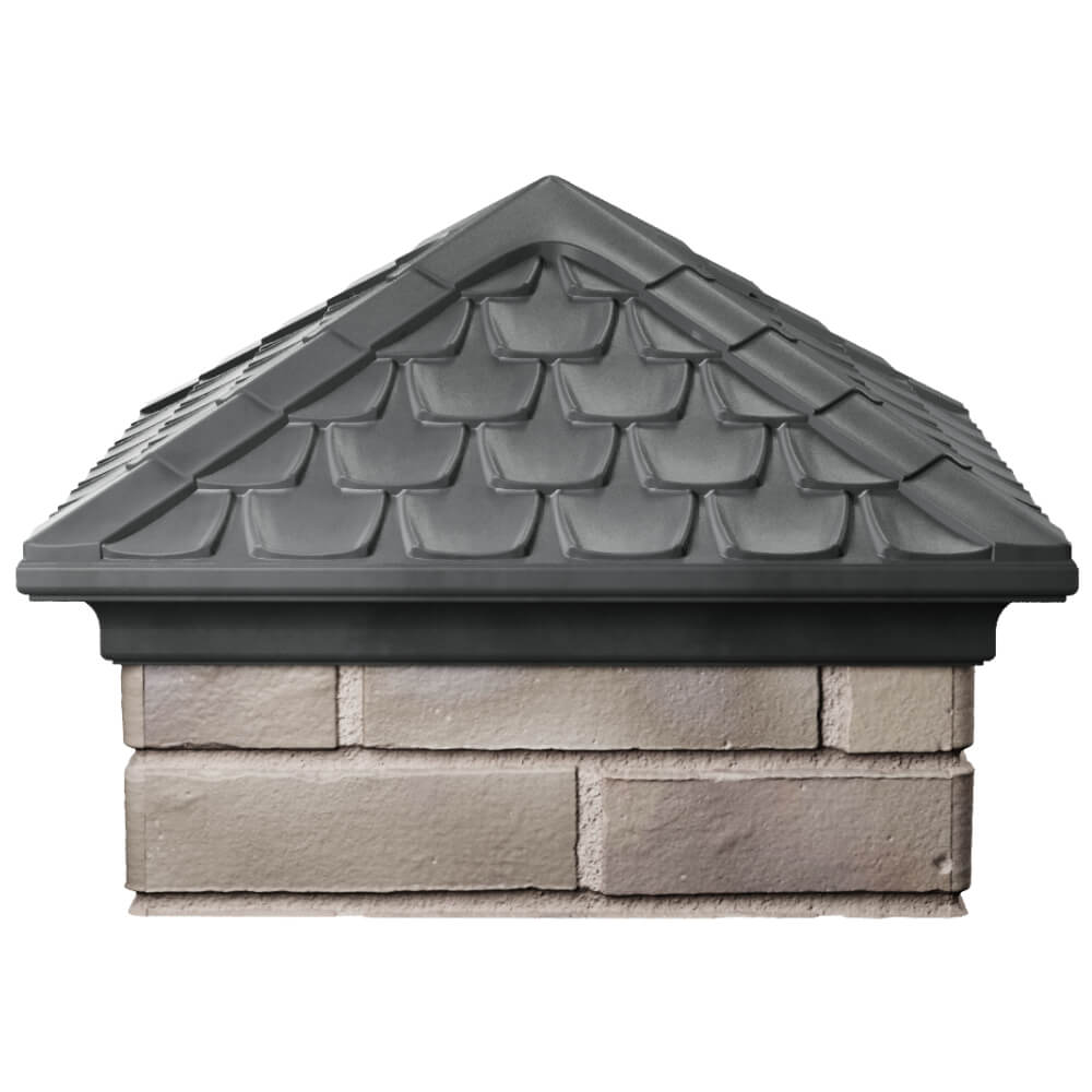 Колпак Zking Эльбрус Серый на столб 1.5х1.5 кирпича (385х385мм) Уссурийск фото