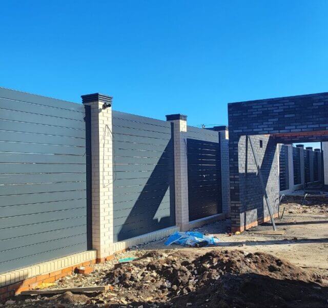 Колпак Zking Бона ХайТек Серый на столб 1.5х1.5 кирпича (385х385мм) в Уссурийске фото