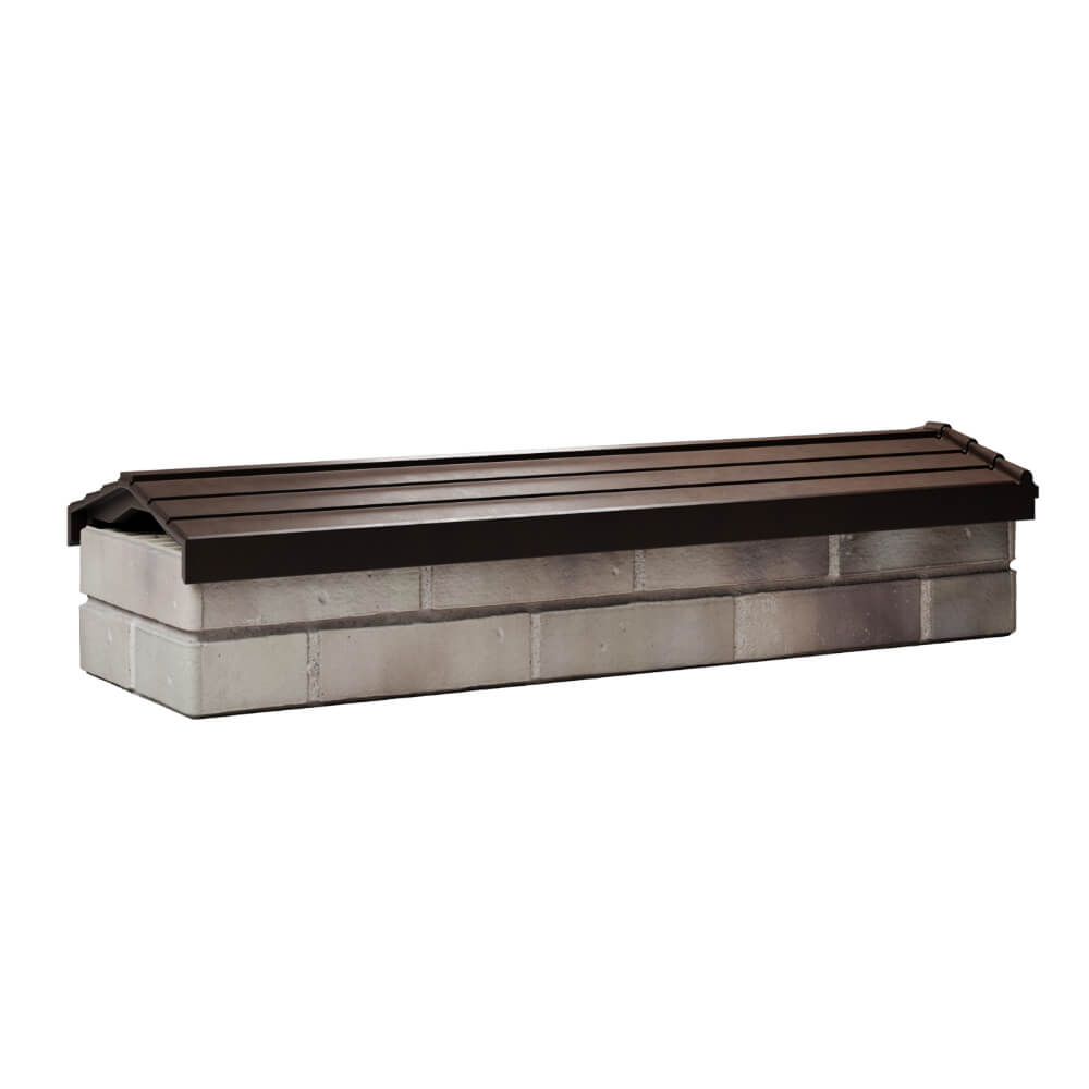 Парапет Zking Бона ХайТек Коричневый посадка на 0.5 кирпича (130мм) Уссурийск фото