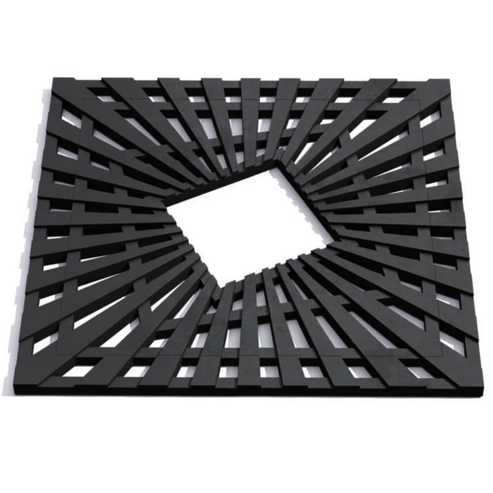 Приствольная решетка для дерева ZKING ATMOSPHERE 1.2х1.2м Черная Уссурийск фото