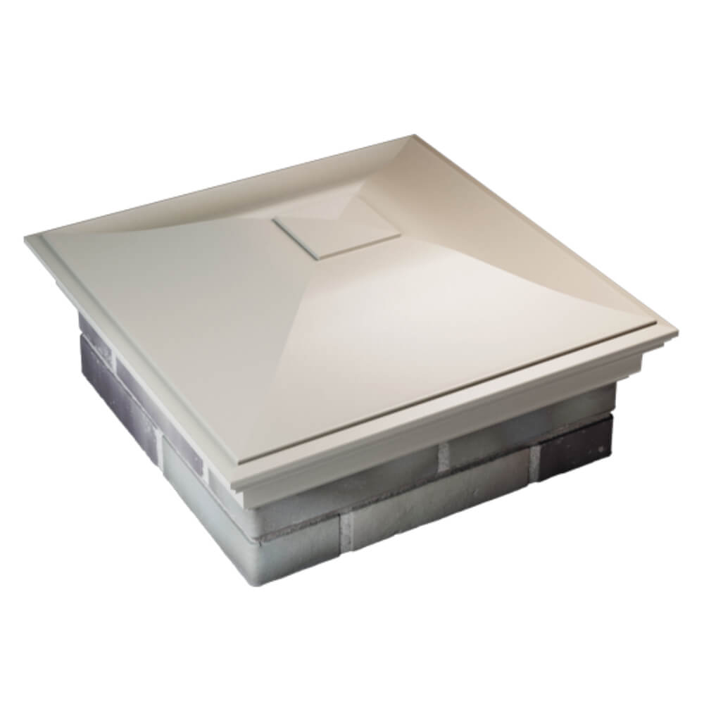 Колпак Zking Монблан Бежевый на столб 2х2 кирпича (515х515мм) Уссурийск фото