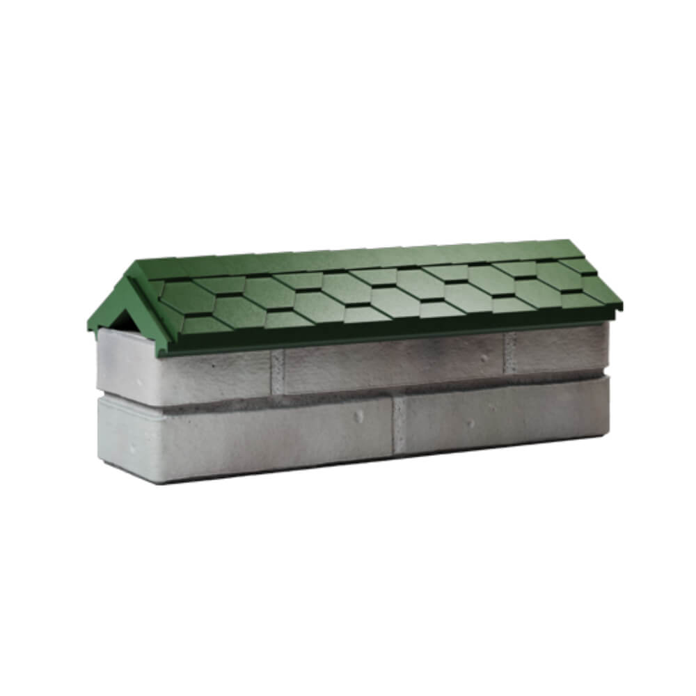 Парапет Zking Эверест Зеленый с посадкой на 0.5 кирпича (130мм) Уссурийск фото