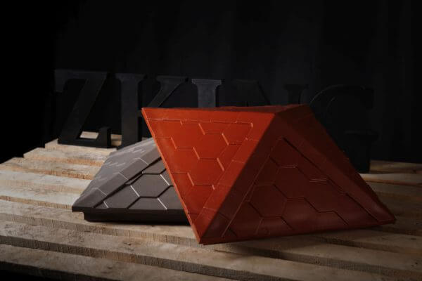 Колпак Zking Эверест Красный на столб 1.5х1.5 кирпича (390х390мм) в Уссурийске фото