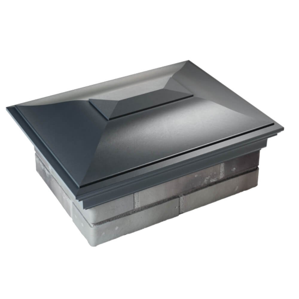 Колпак Zking Монблан Серый на столб 2х1.5 кирпича (515х385мм) Уссурийск фото