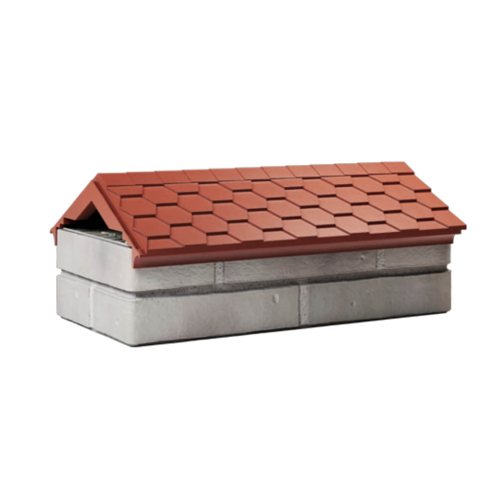 Парапет Zking Эверест Красный с посадкой на 1 кирпич (200/225/255мм) Уссурийск фото