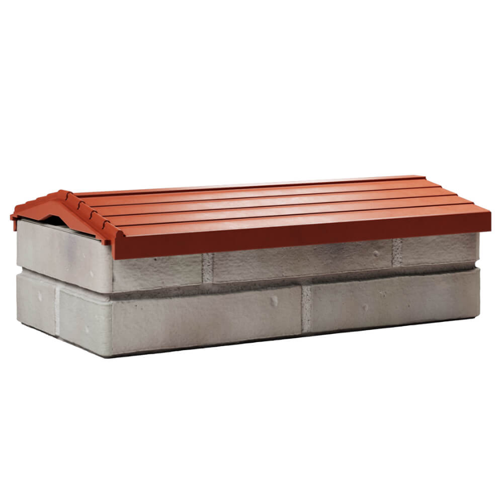 Парапет Zking Бона ХайТек Красный с посадкой на 1 кирпич (200/225/255мм) Уссурийск фото