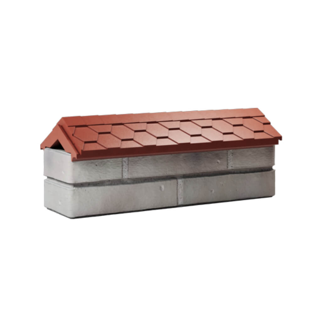 Парапет Zking Эверест Красный с посадкой на 0.5 кирпича (130мм) Уссурийск фото