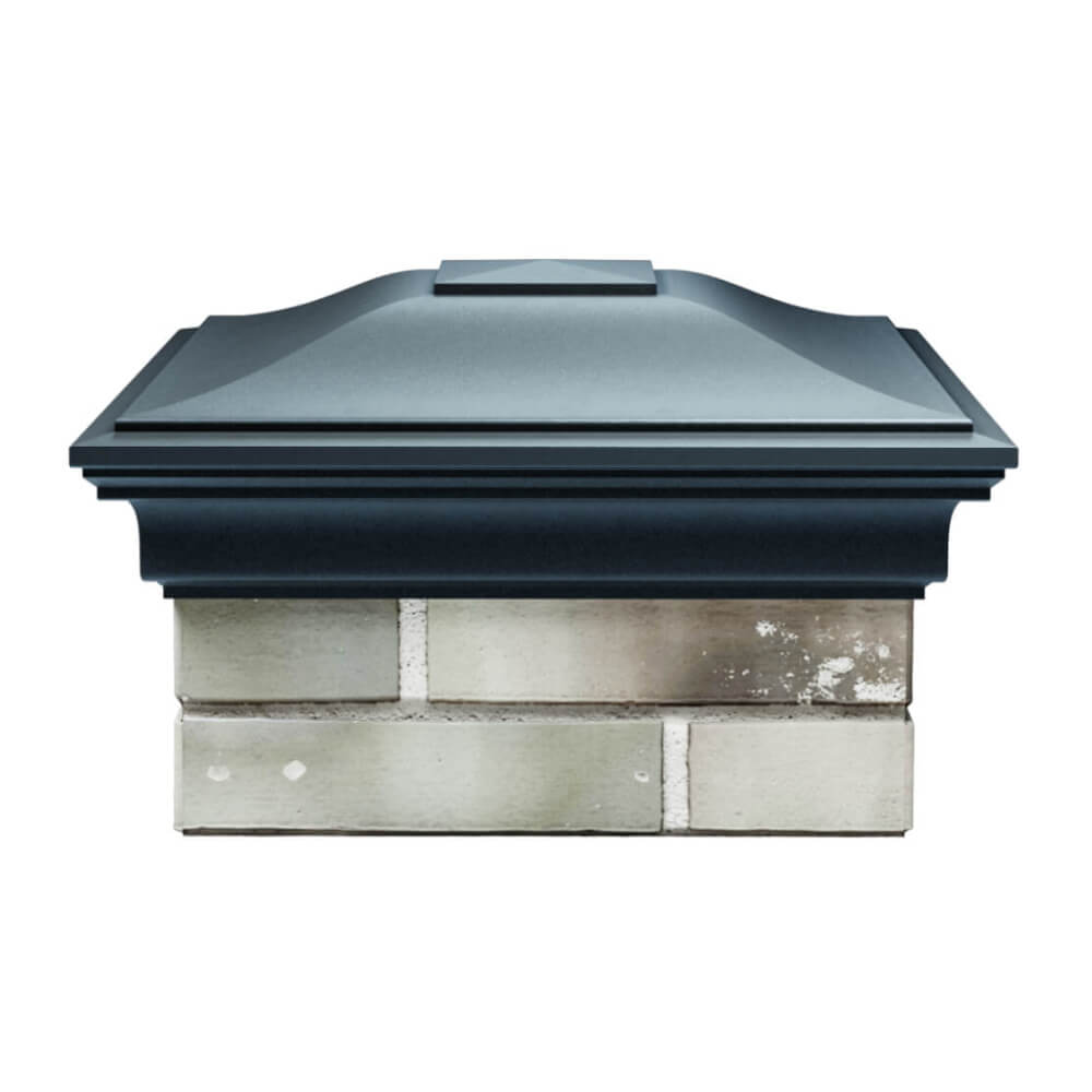 Колпак Zking Монблан Серый на столб 1.5х1.5 еврокирпича 0.7НФ (355х355мм) Уссурийск фото