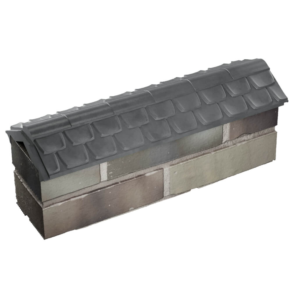 Парапет Zking Эльбрус Серый с посадкой на 0.5 кирпича (130мм) в Уссурийске фото