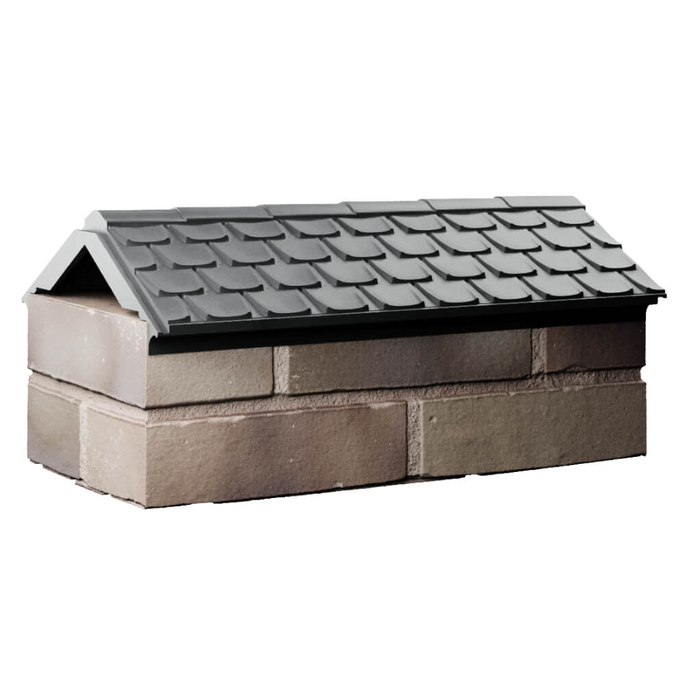 Парапет Zking Эльбрус Серый с посадкой на 1 кирпич (255мм) Уссурийск фото