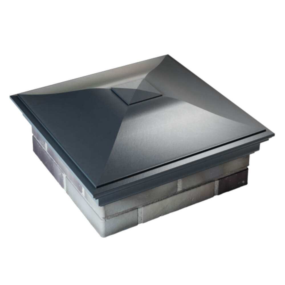 Колпак Zking Монблан Серый на столб 2х2 кирпича (515х515мм) Уссурийск фото