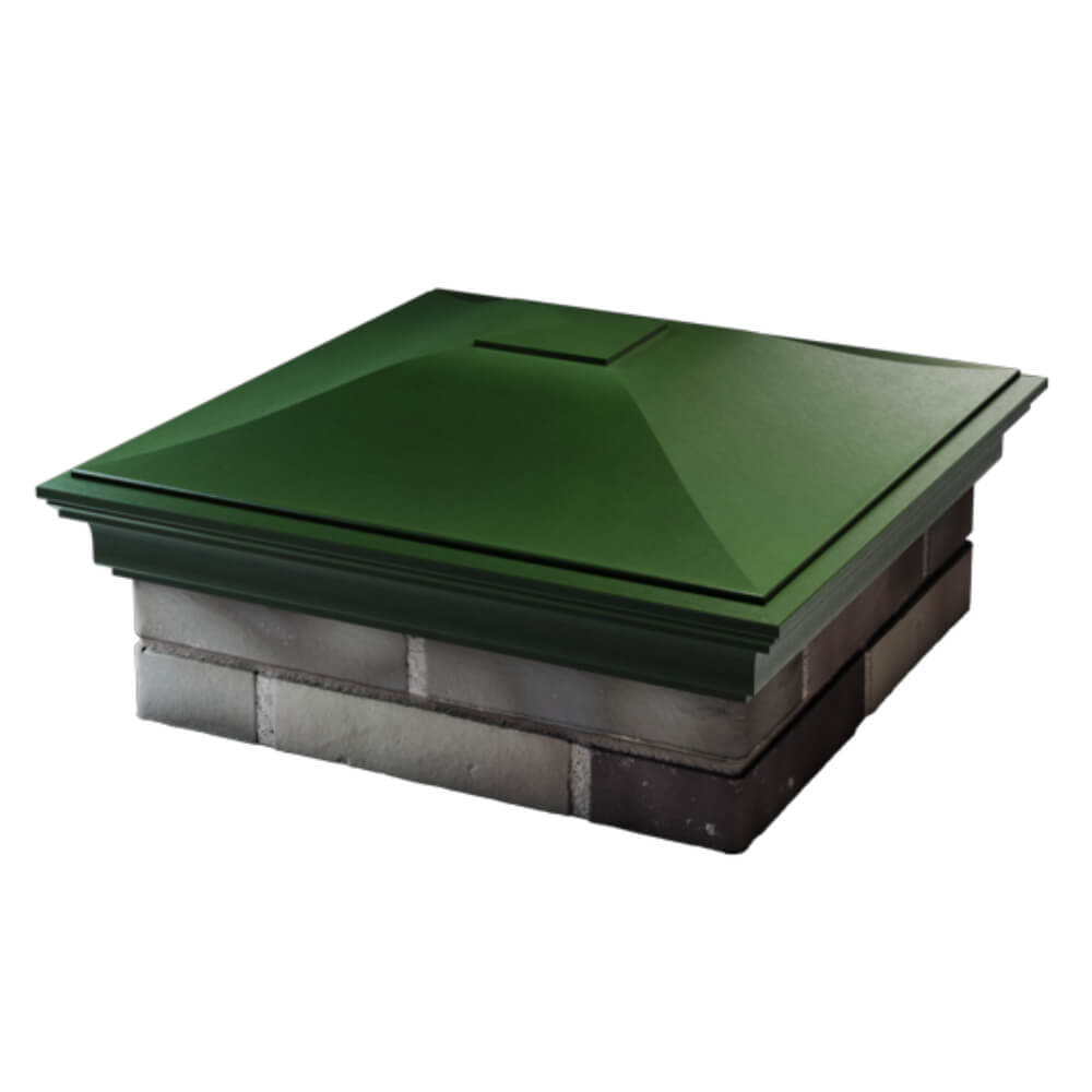 Колпак Zking Монблан Зеленый на столб 2х2 кирпича (515х515мм) в Уссурийске фото