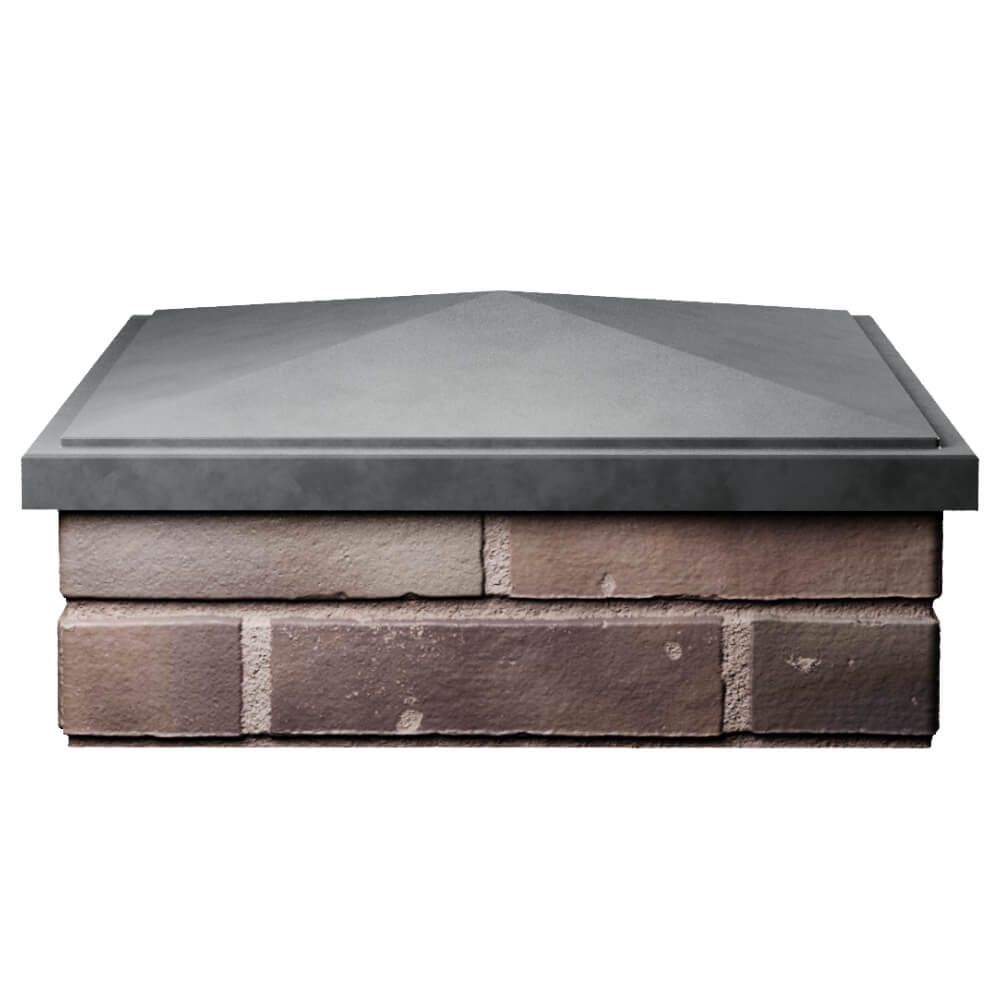 Колпак Zking БонаМоно Серый на столб 2х2 кирпича (515х515, 530х530мм) Уссурийск фото