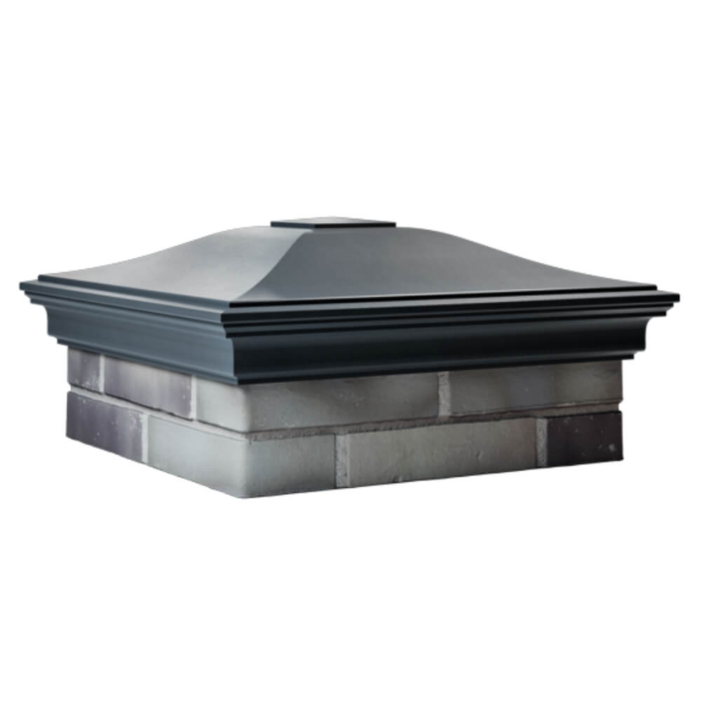 Колпак Zking Монблан Серый на столб 2х2 кирпича (515х515мм) в Уссурийске фото