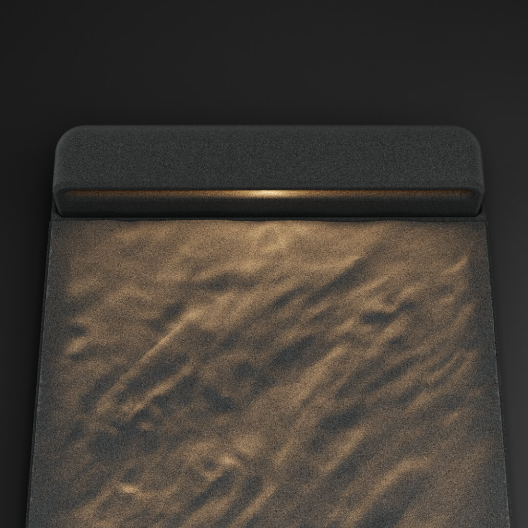 LED Светильник для шаговой плиты STONE Графитовый Серый 330х75х98мм в Уссурийске фото