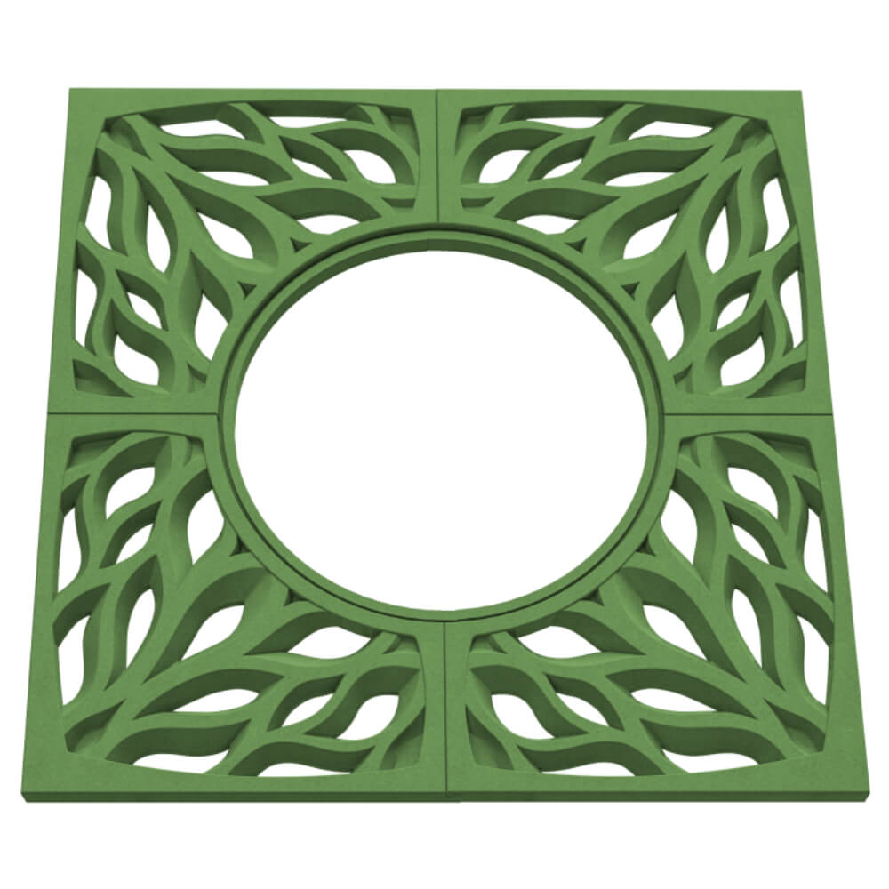 Приствольная решетка для дерева ZKING CRUST 1.2х1.2м Зеленая в Уссурийске фото